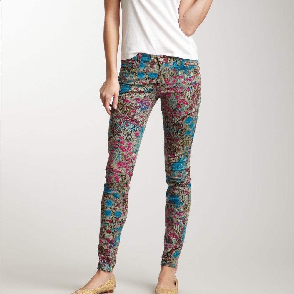 7 For All Mankind Skinny Garden Party Jean